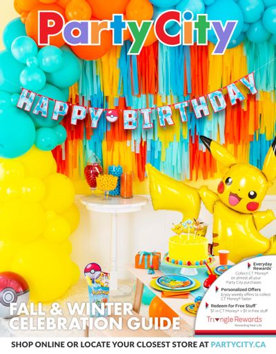 Party City Flyer September 15 to October 31