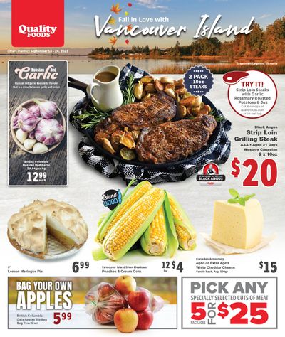 Quality Foods Flyer September 18 to 24