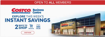Costco Canada Business Centre Instant Savings Coupons / Flyer, until October 1