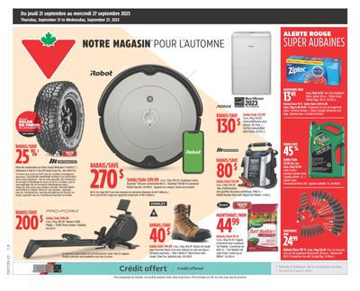 Canadian Tire (QC) Flyer September 21 to 27