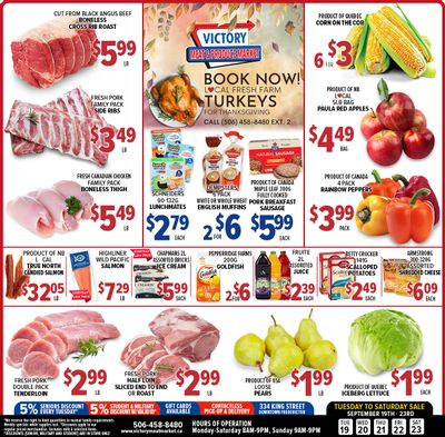 Victory Meat Market Flyer September 19 to 23