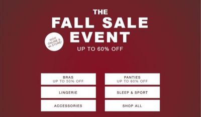 La Senza Canada Fall Sale Event: Save up tp 60% on Select Items