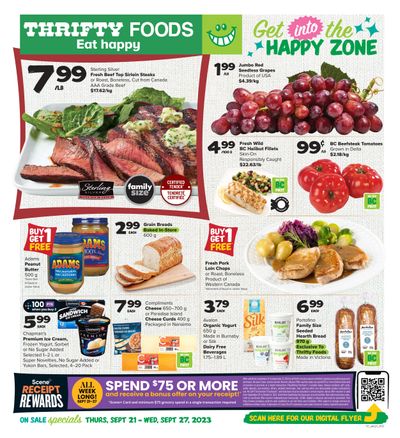 Thrifty Foods Flyer September 21 to 27