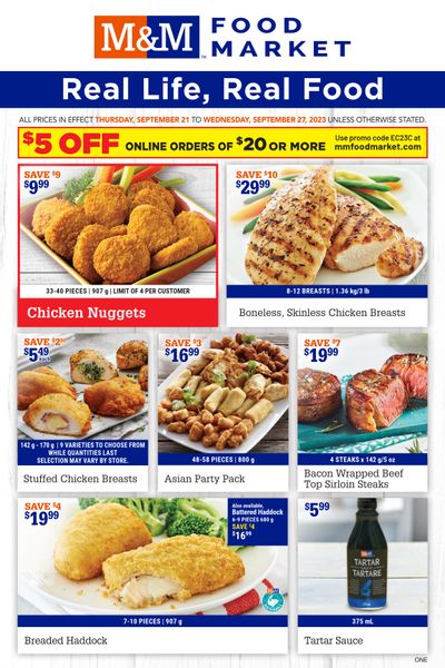 M&M Food Market (ON) Flyer September 21 to 27