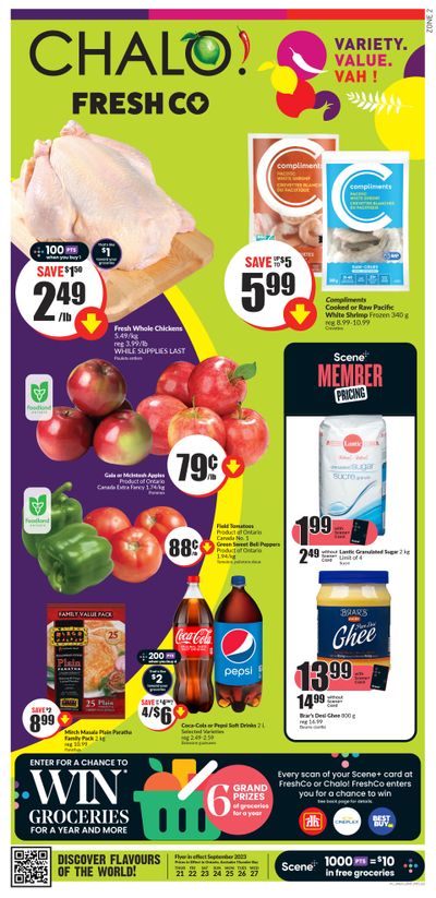 Chalo! FreshCo (ON) Flyer September 21 to 27