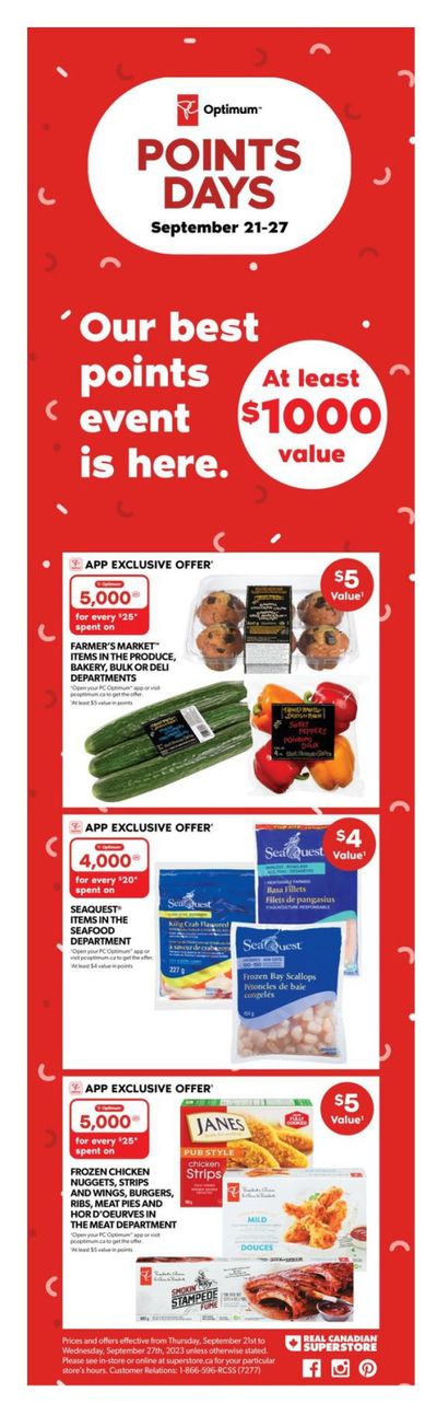 Real Canadian Superstore (ON) Flyer September 21 to 27