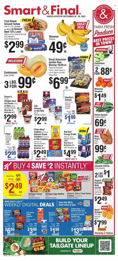 Smart & Final (CA) Weekly Ad Flyer Specials September 20 to September 26, 2023