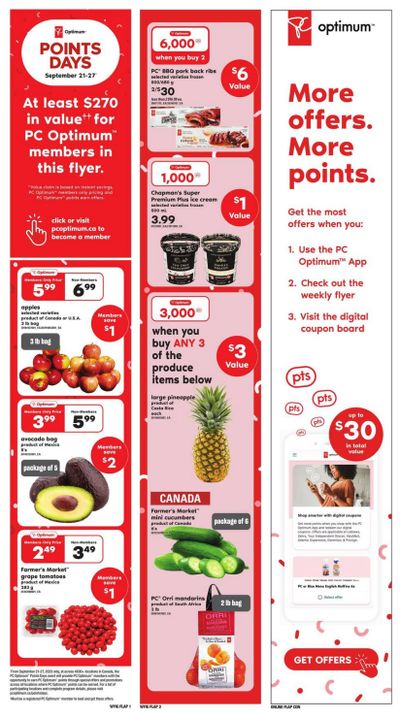 Loblaws City Market (West) Flyer September 21 to 27
