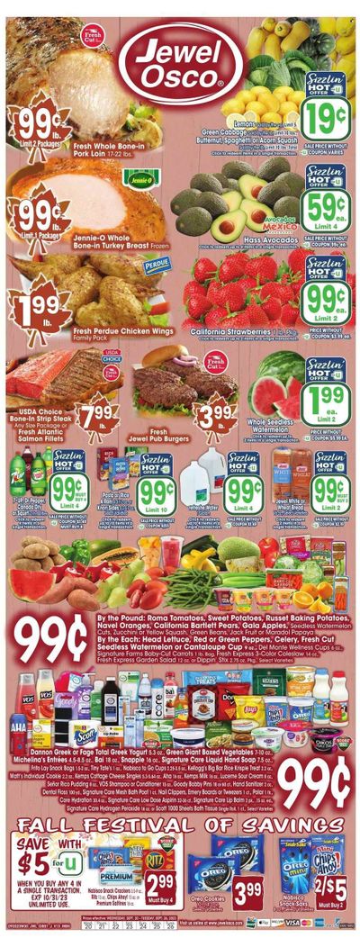 Jewel Osco (IN) Weekly Ad Flyer Specials September 20 to September 26, 2023