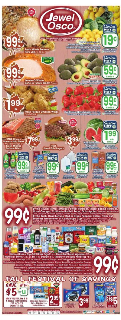 Jewel Osco (IN) Weekly Ad Flyer Specials September 20 to September 26, 2023
