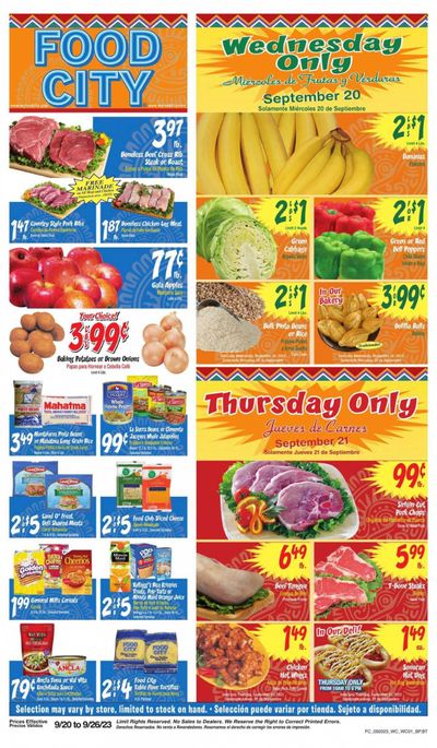 Food City (AZ) Weekly Ad Flyer Specials September 20 to September 26, 2023