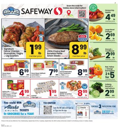Safeway (AK) Weekly Ad Flyer Specials September 20 to September 26, 2023