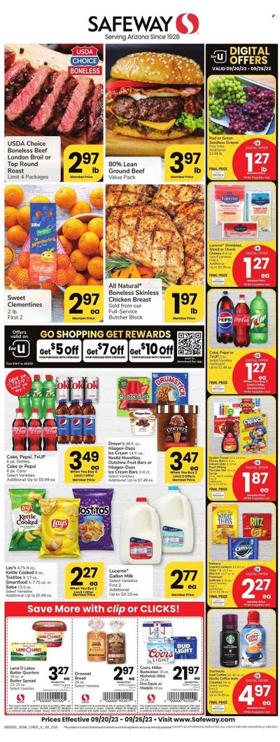 Safeway (AZ) Weekly Ad Flyer Specials September 20 to September 26, 2023