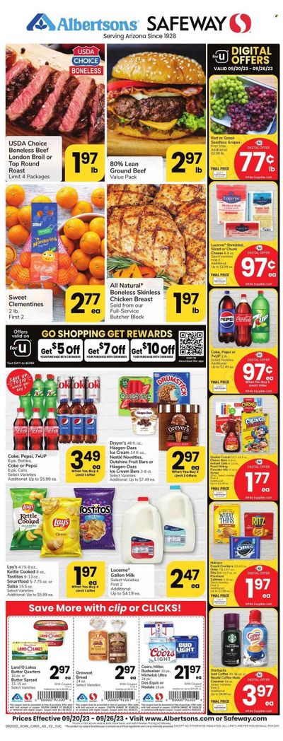 Safeway (AZ) Weekly Ad Flyer Specials September 20 to September 26, 2023