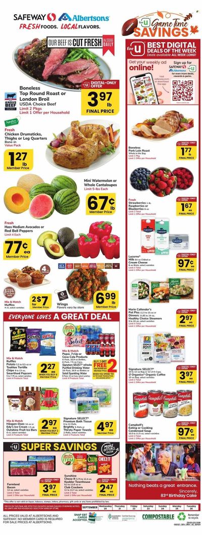 Safeway (CO, WY) Weekly Ad Flyer Specials September 20 to September 26, 2023