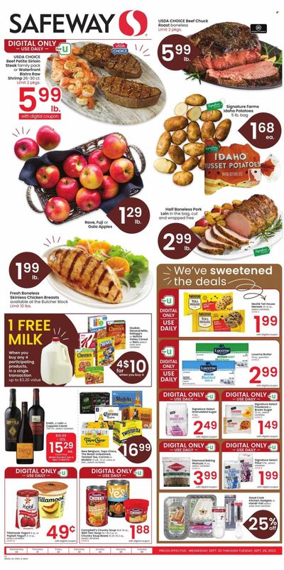 Safeway (CO) Weekly Ad Flyer Specials September 20 to September 26, 2023
