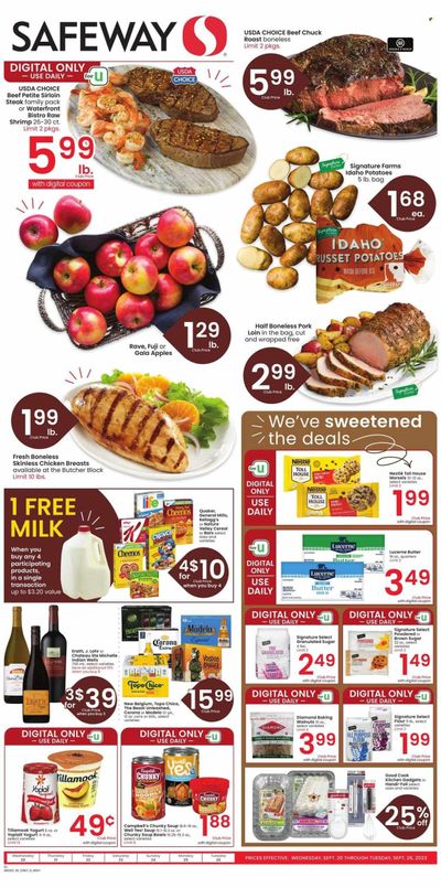 Safeway (MT) Weekly Ad Flyer Specials September 20 to September 26, 2023