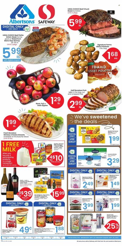 Safeway (MT) Weekly Ad Flyer Specials September 20 to September 26, 2023