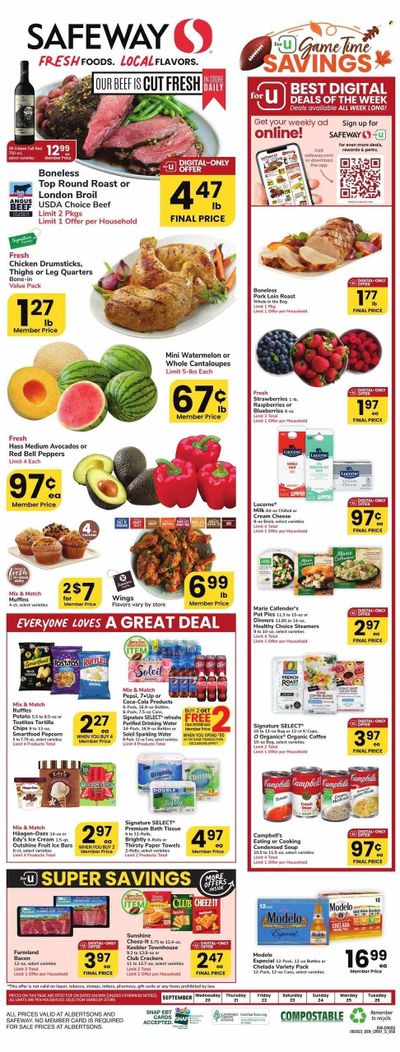 Safeway (NE) Weekly Ad Flyer Specials September 20 to September 26, 2023