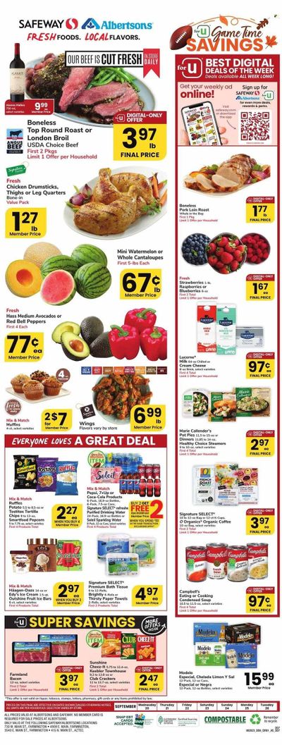 Safeway (NM) Weekly Ad Flyer Specials September 20 to September 26, 2023