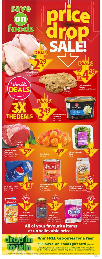 Save On Foods (BC) Flyer September 21 to 27