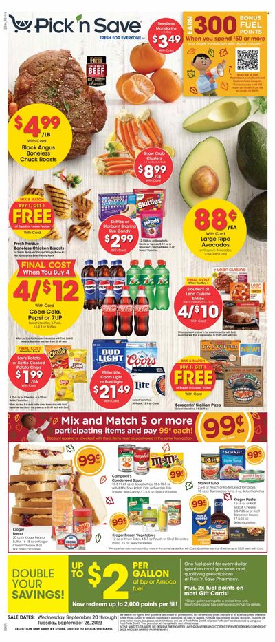 Pick ‘n Save (WI) Weekly Ad Flyer Specials September 20 to September 26, 2023