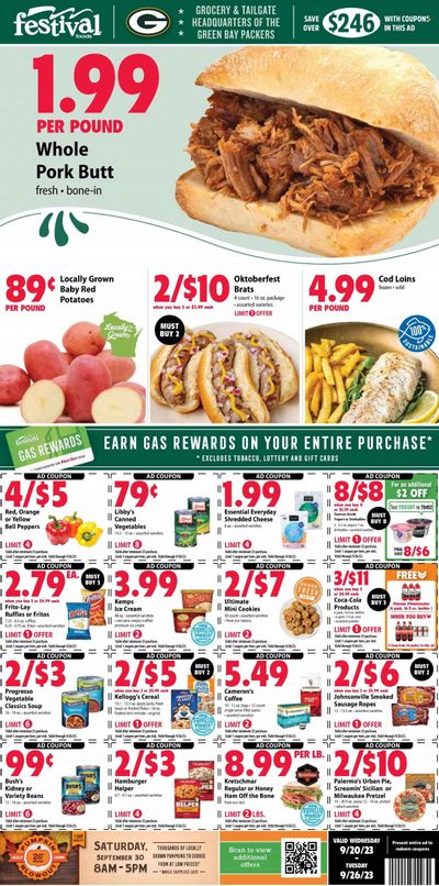 Festival Foods (WI) Weekly Ad Flyer Specials September 20 to September 26, 2023