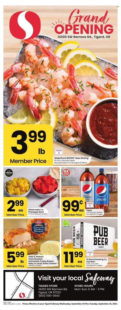 Safeway (OR) Weekly Ad Flyer Specials September 20 to September 26, 2023