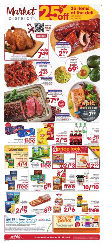 Giant Eagle (OH) Weekly Ad Flyer Specials September 21 to September 27, 2023