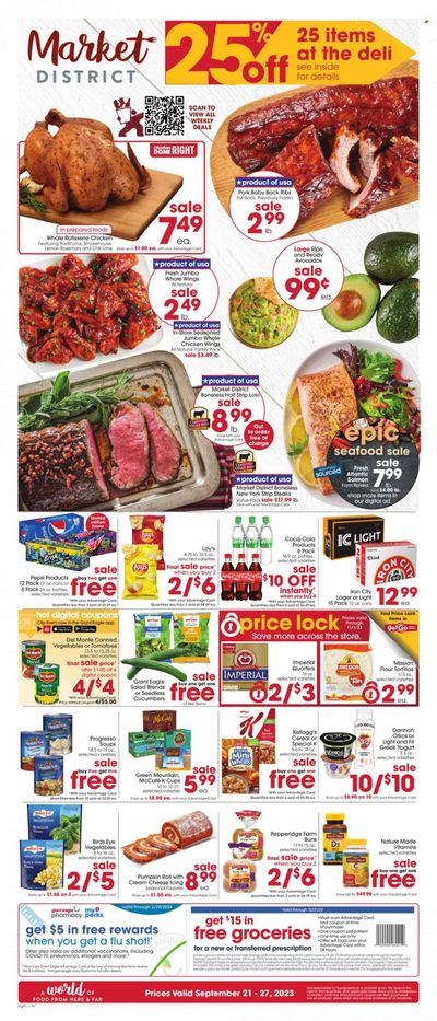 Giant Eagle (PA) Weekly Ad Flyer Specials September 21 to September 27, 2023