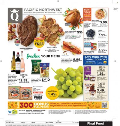 QFC (WA) Weekly Ad Flyer Specials September 20 to September 26, 2023