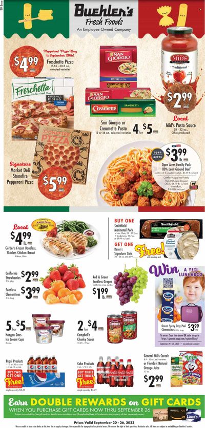 Buehler's (OH) Weekly Ad Flyer Specials September 20 to September 26, 2023