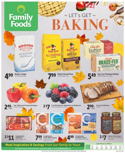 Family Foods Flyer September 21 to 27