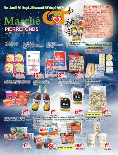 Marche C&T (Pierrefonds) Flyer September 21 to 27