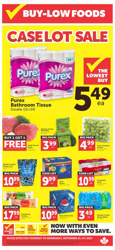 Buy-Low Foods (AB) Flyer September 21 to 27