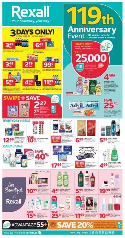 Rexall (AB) Flyer September 22 to 28