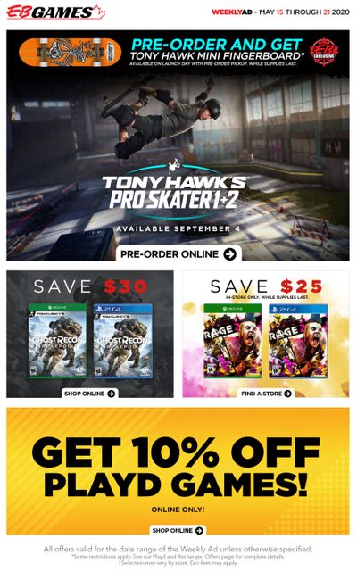 EB Games Flyer May 15 to 21