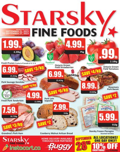 Starsky Foods Flyer September 21 to 27