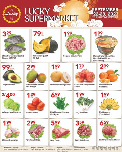 Lucky Supermarket (Winnipeg) Flyer September 22 to 28