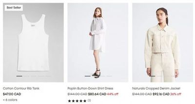 Calvin Klein Canada: up to 30% off Sitewide and up to 70% off Sale + an Extra 20% off Your Purchase