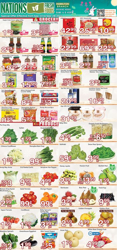 Nations Fresh Foods (Hamilton) Flyer September 22 to 28