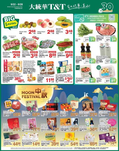T&T Supermarket (BC) Flyer September 22 to 28