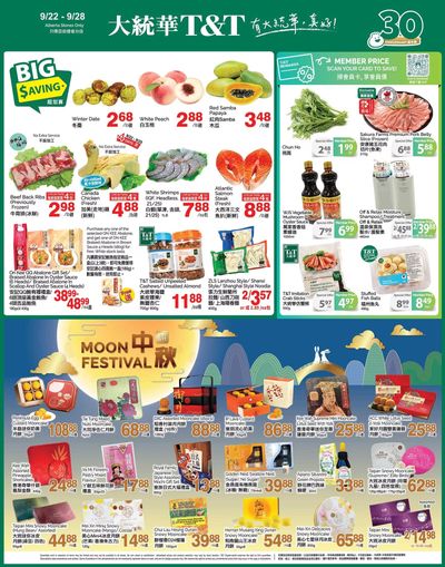 T&T Supermarket (AB) Flyer September 22 to 28