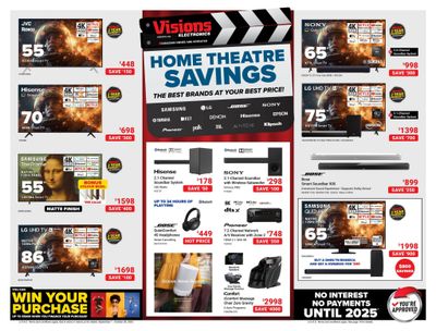 Visions Electronics Flyer September 22 to 28
