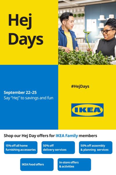 Ikea Flyer September 22 to 25