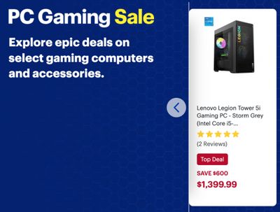 Best Buy Canada PC Gaming Deals: Save up to 50% off Select Gaming, Computers & Accessories