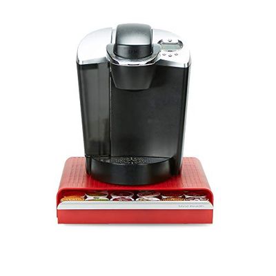 Mind Reader "Hero" Coffee Pod Storage Drawer for 36 Keurig K-Cup, 42 CBTL/Verismo Coffee Pods, Red $17.1 (Reg $22.29)