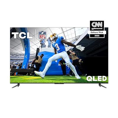 TCL 55-Inch Q6 QLED 4K Smart TV with Google TV (55Q650G-CA, 2023 Model) Dolby Vision, Dolby Atmos, HDR Pro+, Game Accelerator Enhanced Gaming, Voice Remote, Works with Alexa, Streaming UHD Television $499.99 (Reg $549.99)