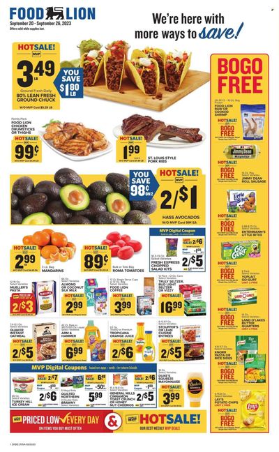 Food Lion (KY) Weekly Ad Flyer Specials September 20 to September 26, 2023