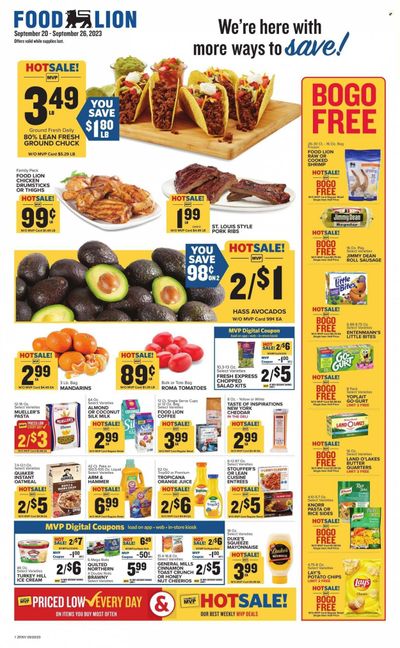 Food Lion (KY) Weekly Ad Flyer Specials September 20 to September 26, 2023